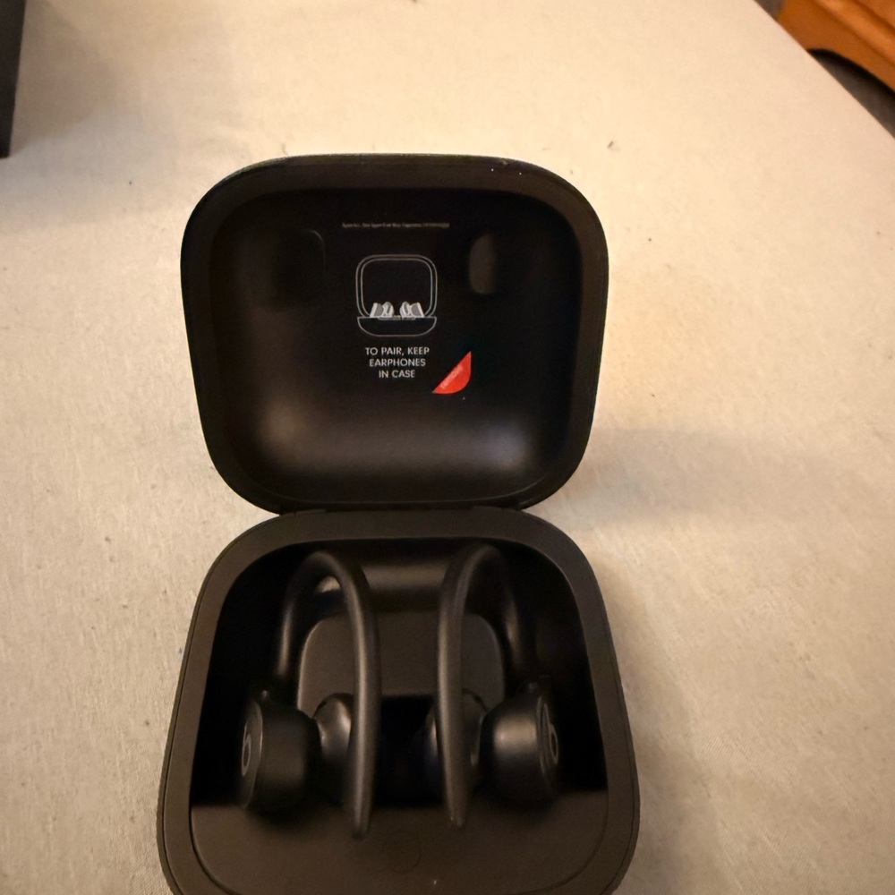 Sleek Black Wireless Earbud Headphones